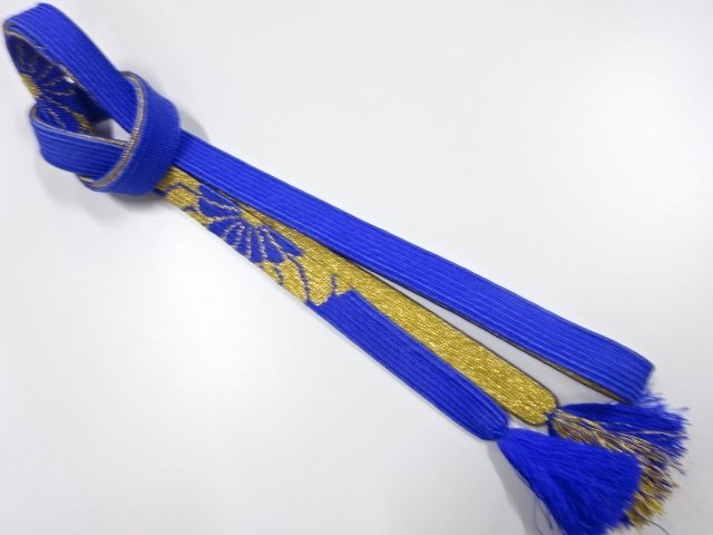 JAPANESE KIMONO / HAND-TIED OBIJIME CORD